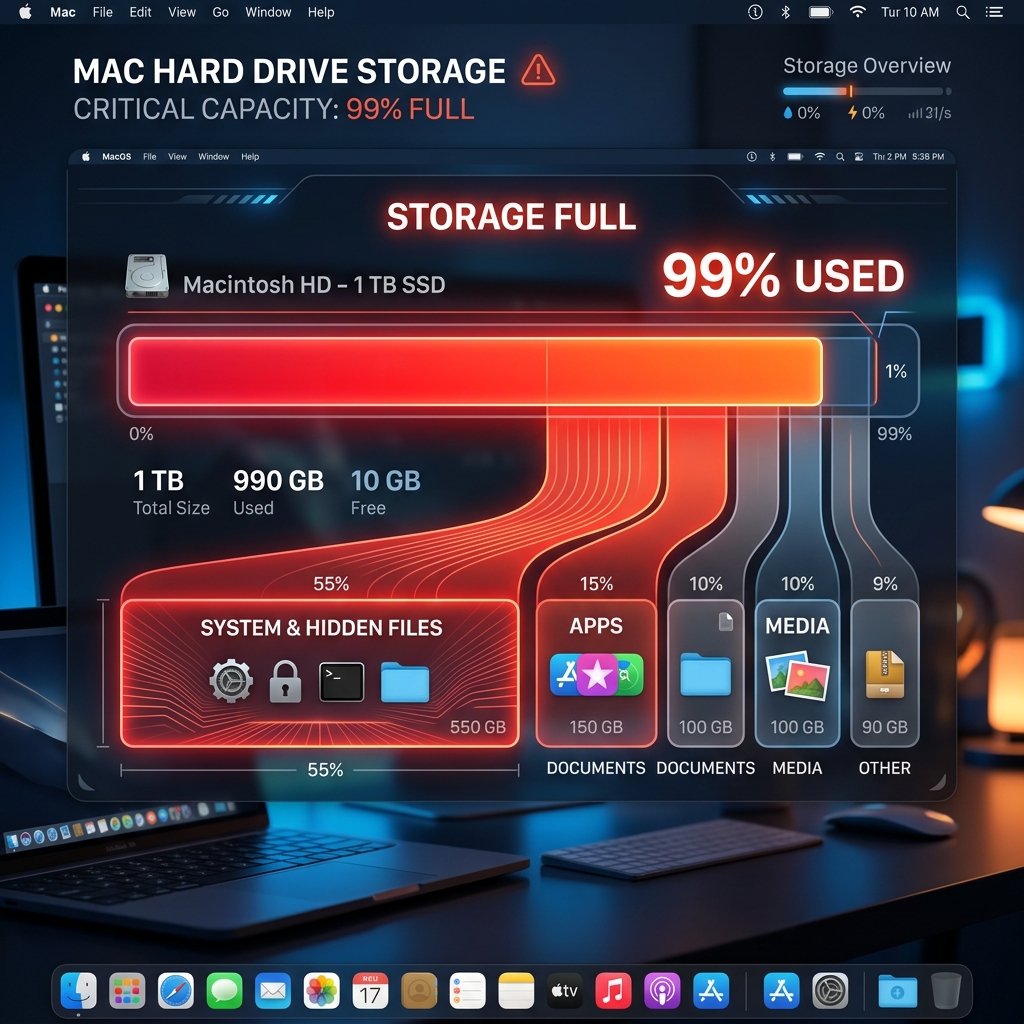 Mac Storage Full But Nothing to Delete? Here's What to Do